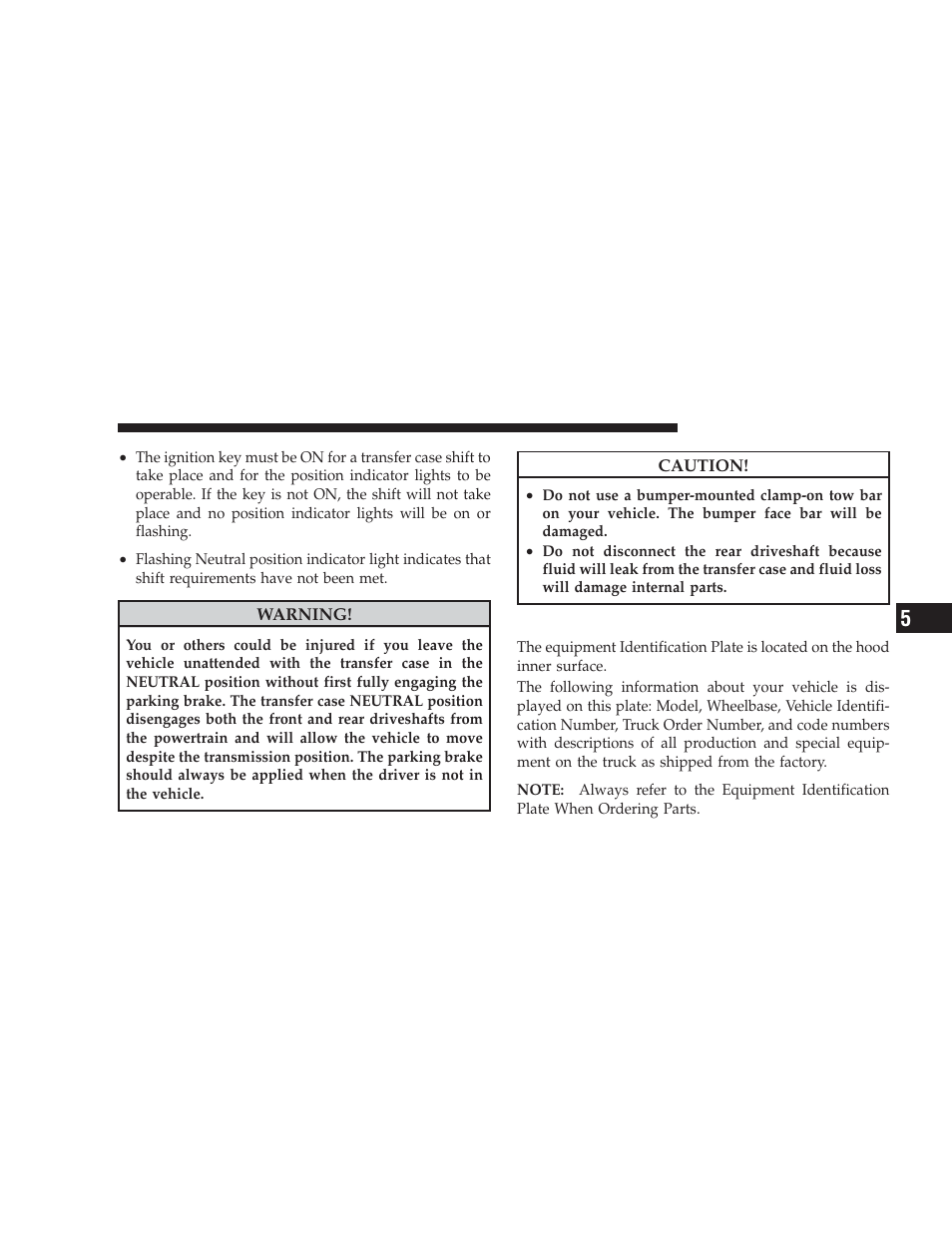 Equipment identification plate | Dodge 2009 Ram User Manual | Page 405 / 532