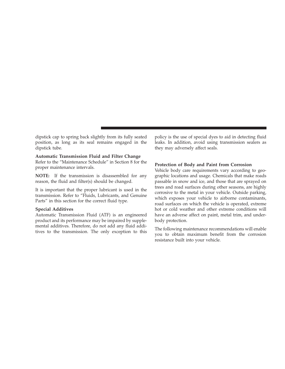 Appearance care and protection from corrosion, Appearance care and protection from, Corrosion | Dodge 2009 Ram User Manual | Page 454 / 532