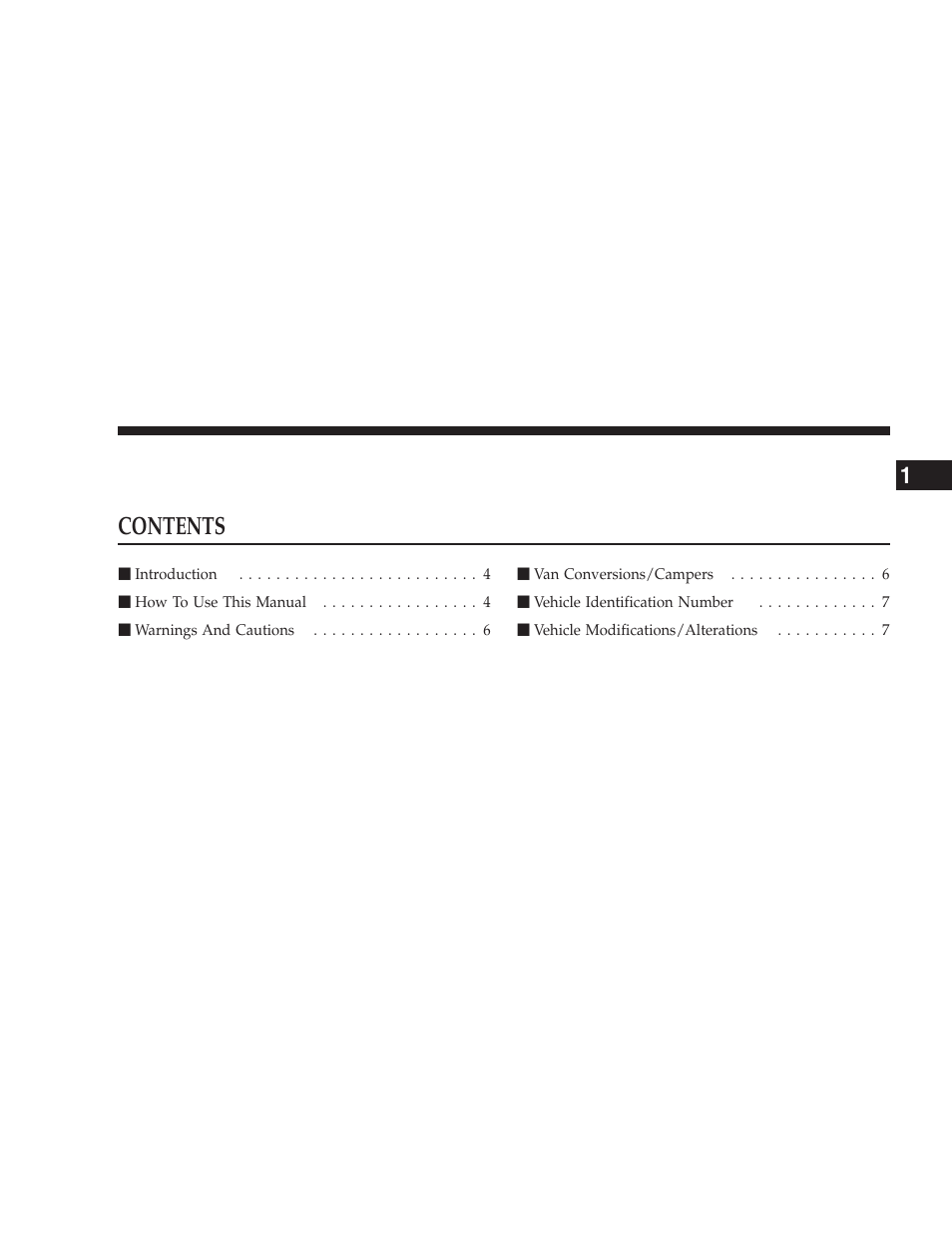 Dodge 2009 Ram User Manual | Page 5 / 532