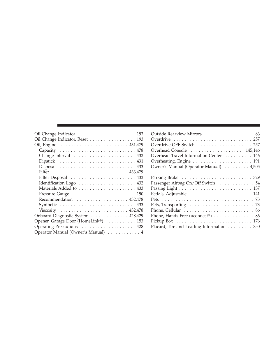 Dodge 2009 Ram User Manual | Page 522 / 532