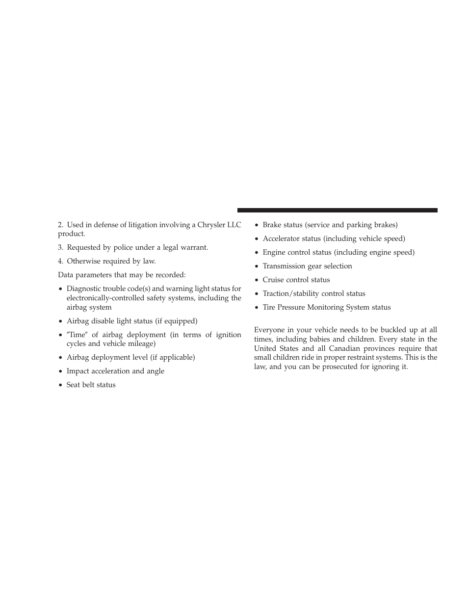 Child restraints | Dodge 2009 Ram User Manual | Page 62 / 532