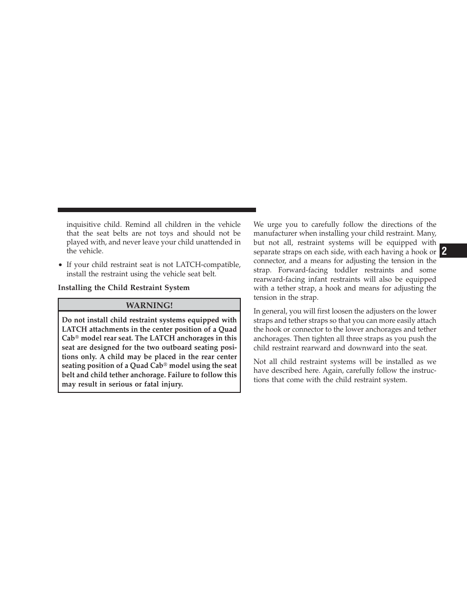 Dodge 2009 Ram User Manual | Page 69 / 532
