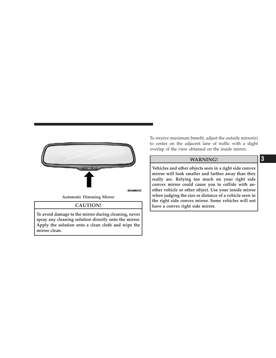 Outside mirrors | Dodge 2009 Ram User Manual | Page 85 / 532