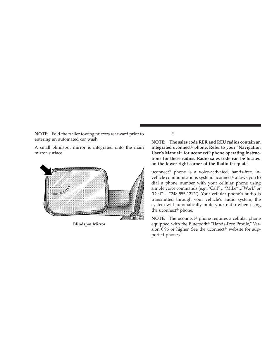 Uconnect phone - if equipped, Uconnect௡ phone — if equipped | Dodge 2009 Ram User Manual | Page 88 / 532