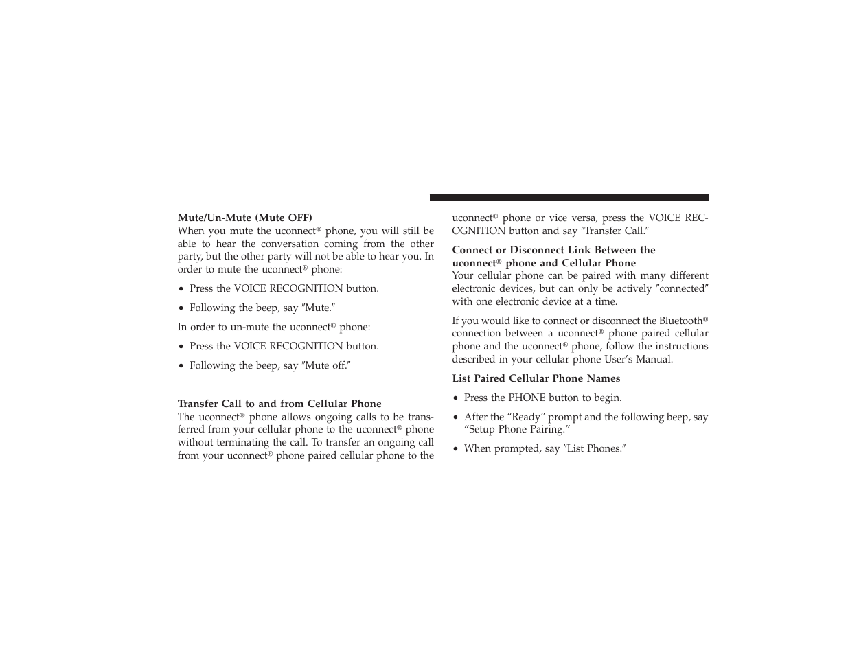 Advanced phone connectivity | Dodge 2009 Ram 3500 User Manual | Page 106 / 532