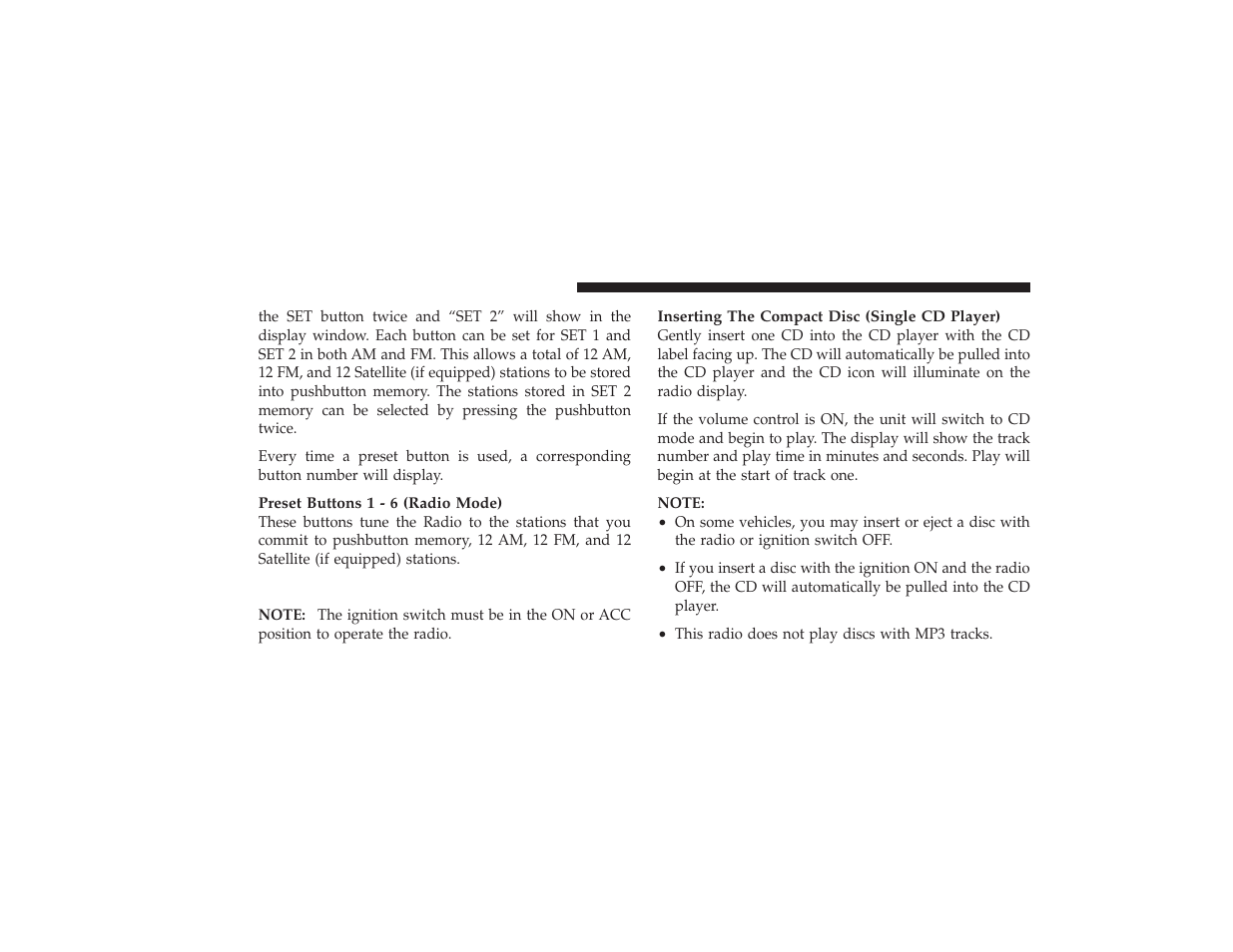 Operating instructions - cd mode | Dodge 2009 Ram 3500 User Manual | Page 222 / 532