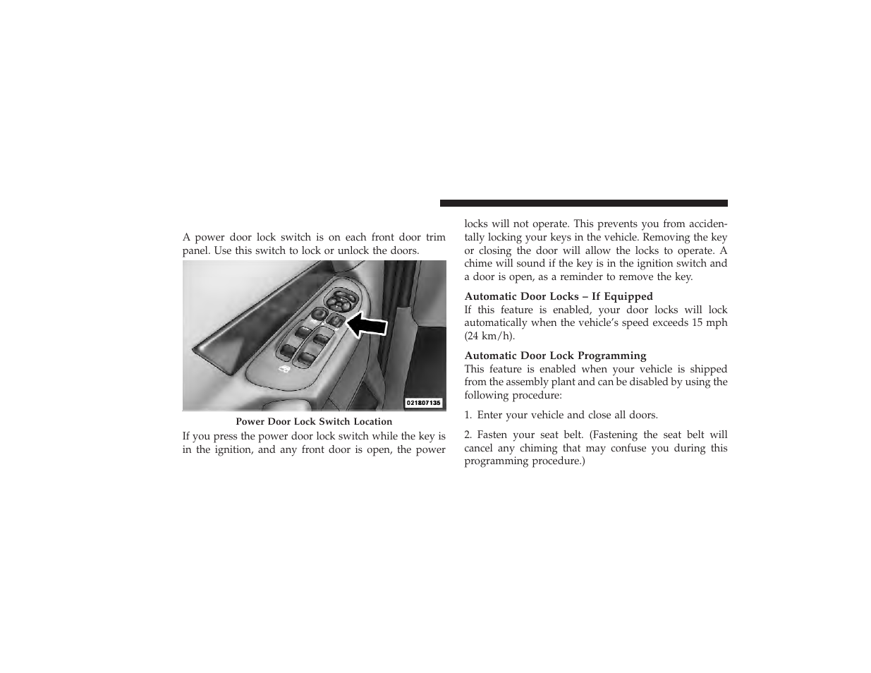 Power door locks - if equipped, Power door locks — if equipped | Dodge 2009 Ram 3500 User Manual | Page 30 / 532