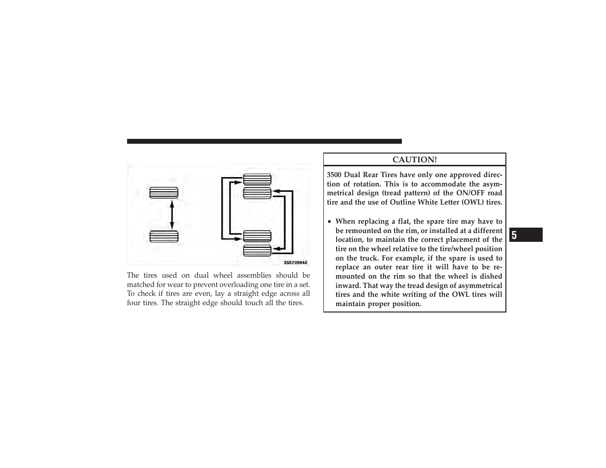 Dual rear wheels | Dodge 2009 Ram 3500 User Manual | Page 367 / 532