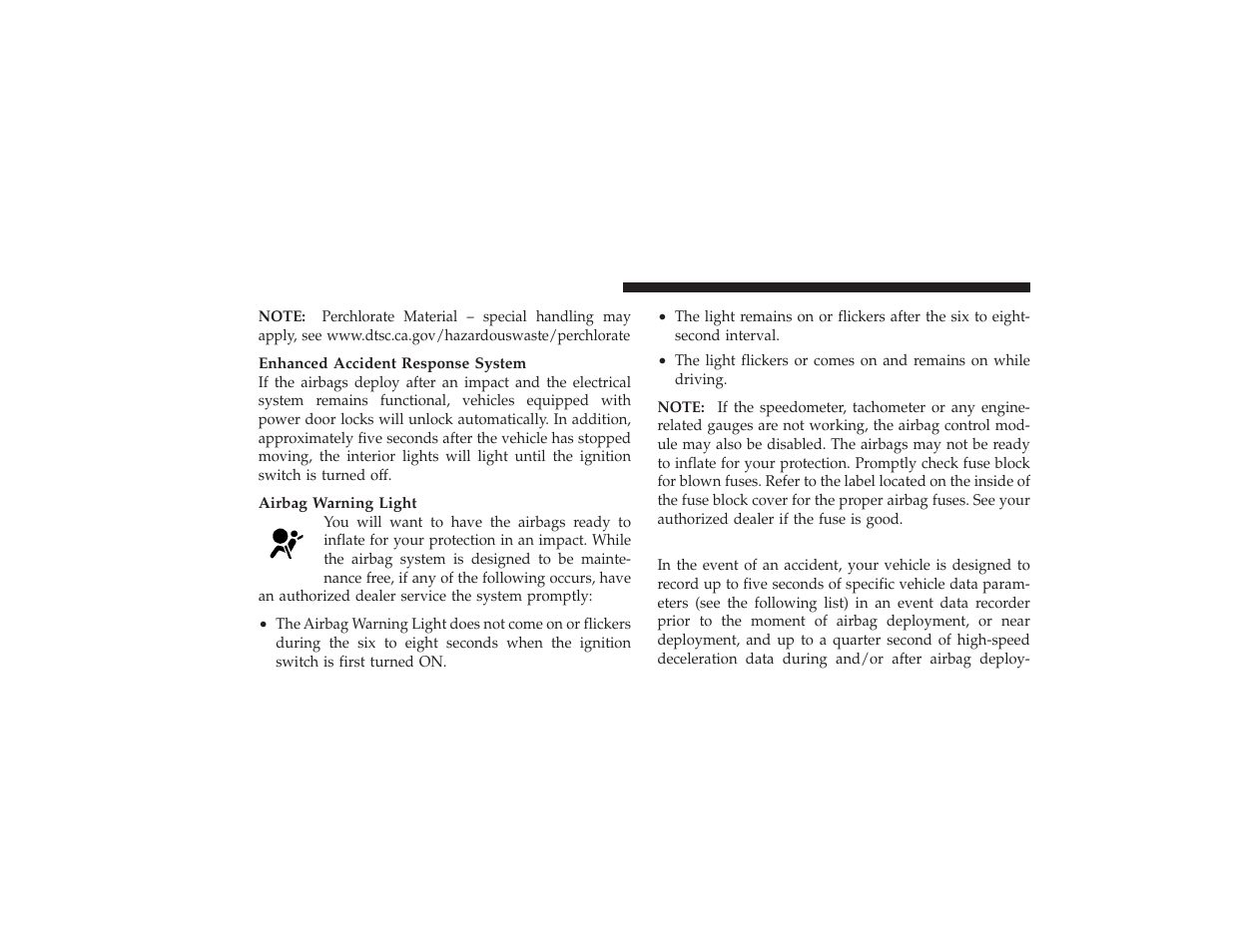 Event data recorder (edr) | Dodge 2009 Ram 3500 User Manual | Page 60 / 532