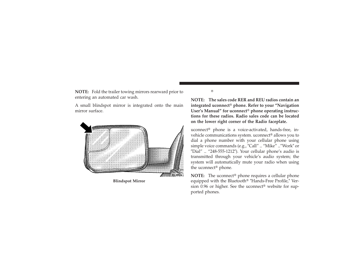 Uconnect phone - if equipped, Uconnect௡ phone — if equipped | Dodge 2009 Ram 3500 User Manual | Page 88 / 532