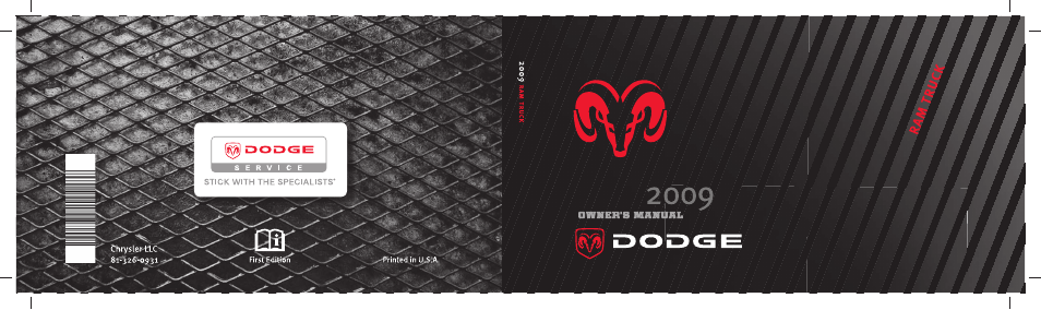 Dodge 2009 Ram 1500 User Manual | 543 pages