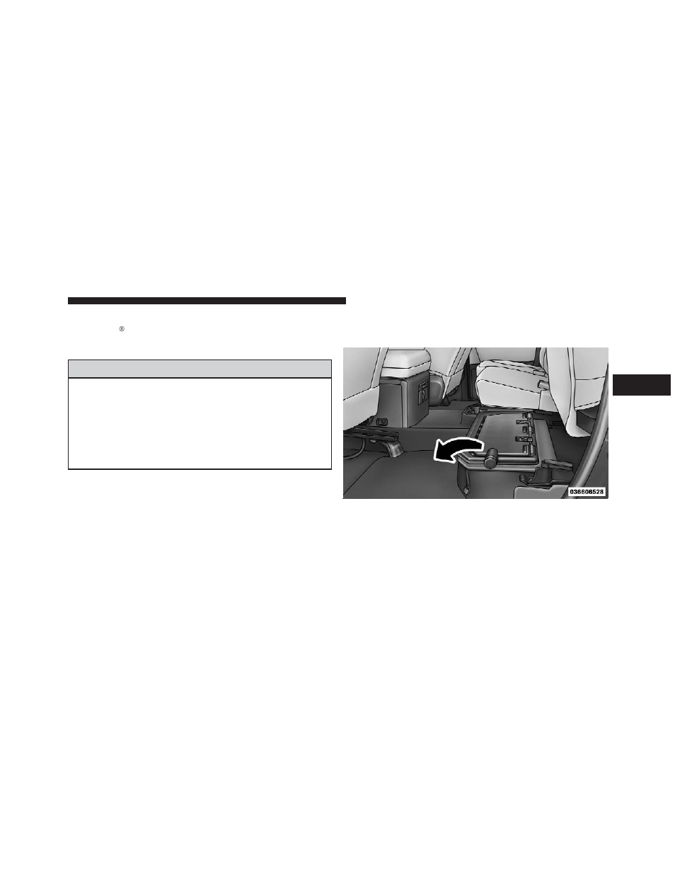 Fold flat load floor - if equipped | Dodge 2009 Ram 1500 User Manual | Page 203 / 543