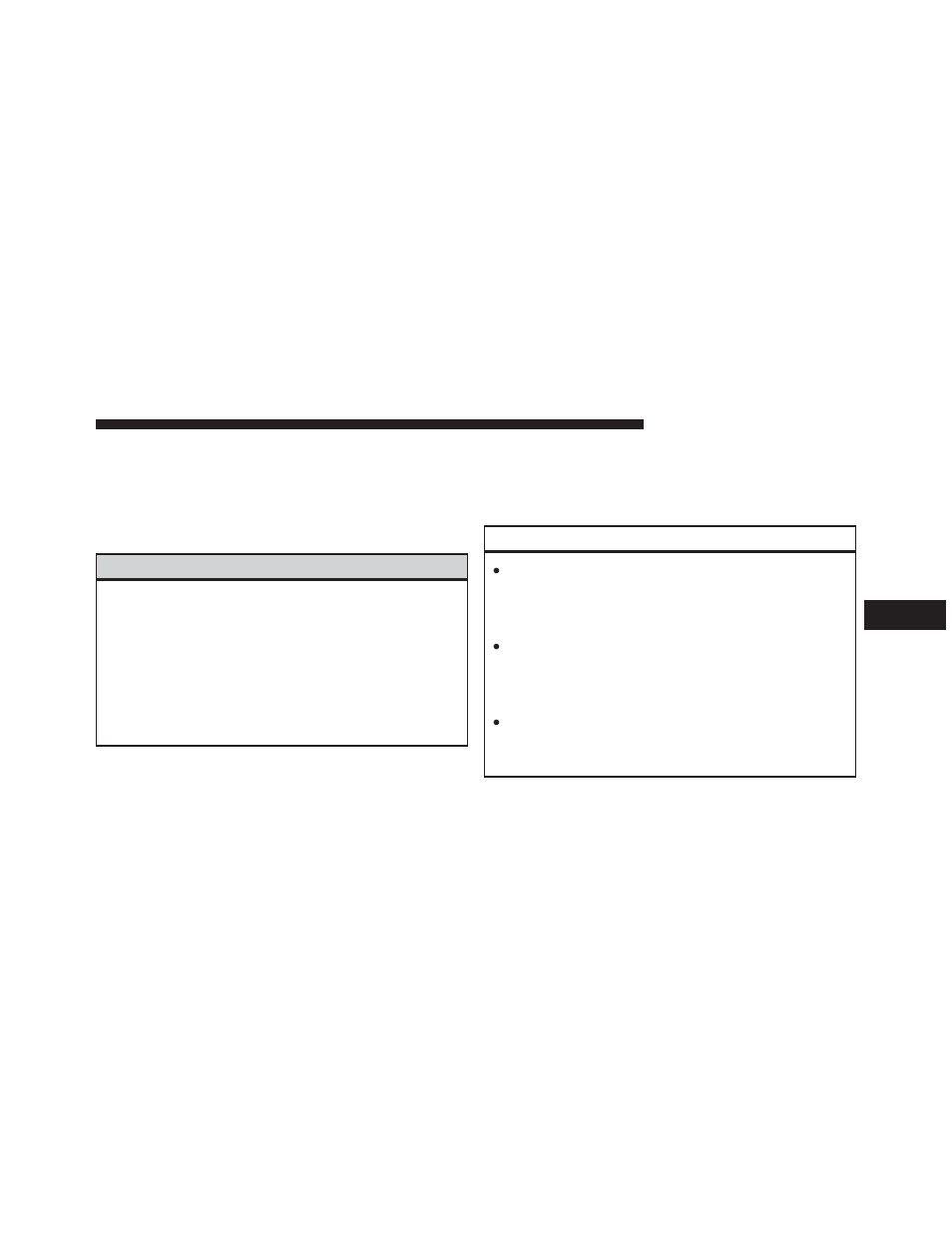 Driving through water, Flowing/rising water, Shallow standing water | Dodge 2009 Ram 1500 User Manual | Page 343 / 543