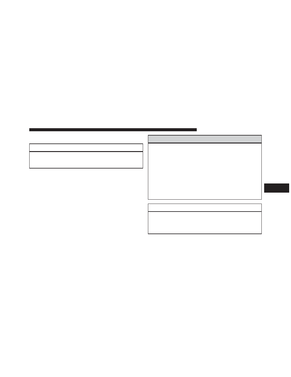 Recreational towing - four-wheel drive models, Recreational towing – four-wheel drive, Models | Dodge 2009 Ram 1500 User Manual | Page 415 / 543