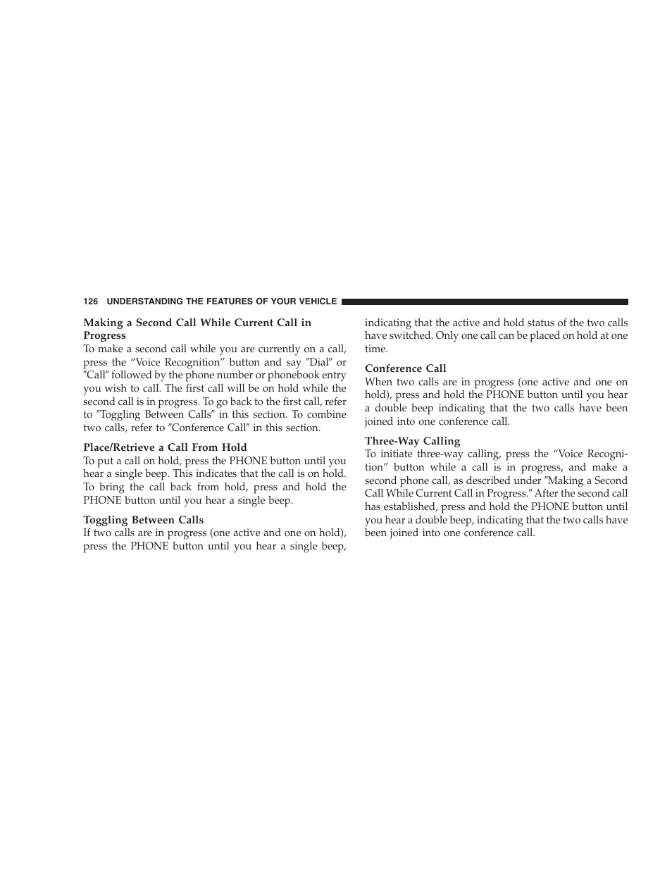 Dodge 2009 Caravan User Manual | Page 128 / 534