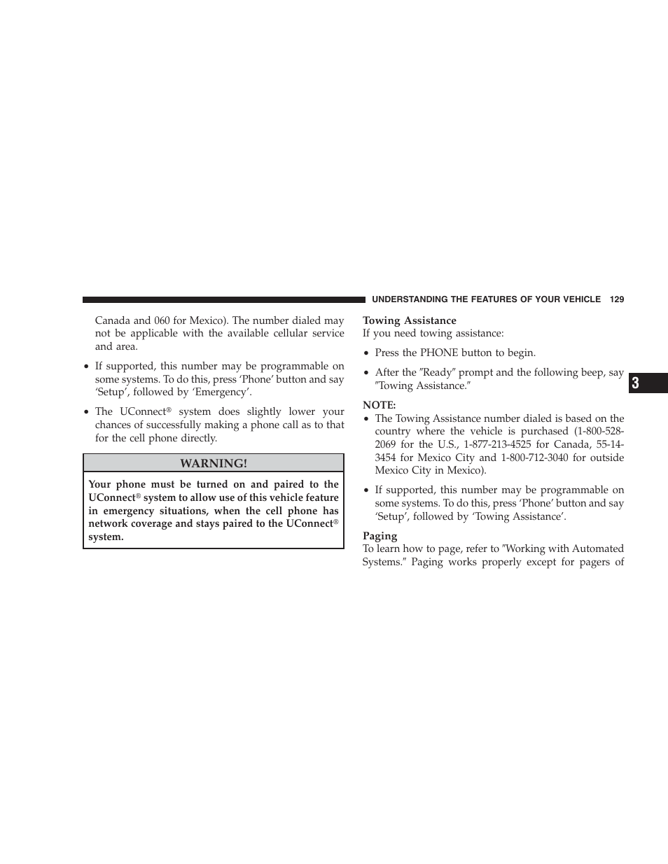 Dodge 2009 Caravan User Manual | Page 131 / 534