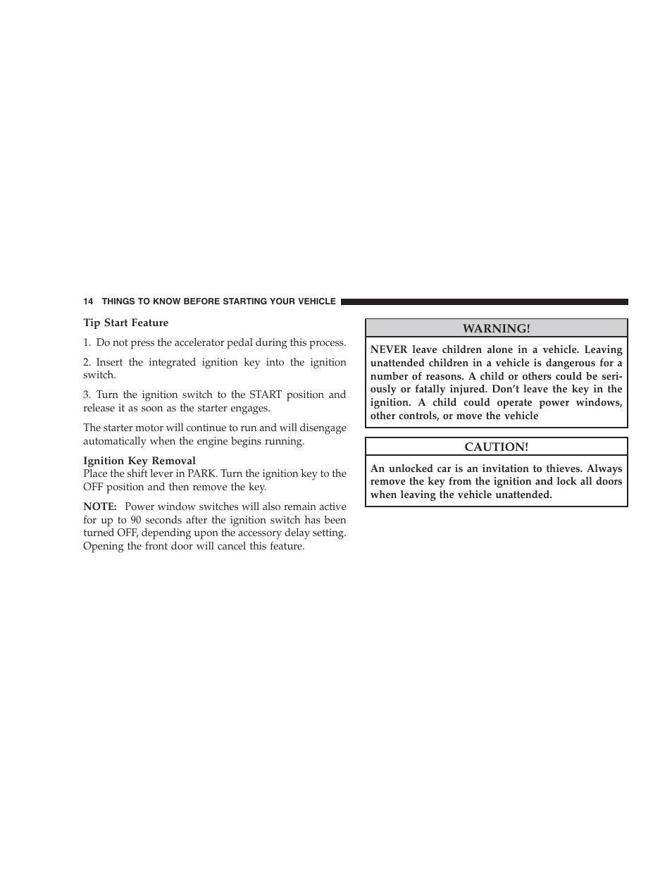 Dodge 2009 Caravan User Manual | Page 16 / 534