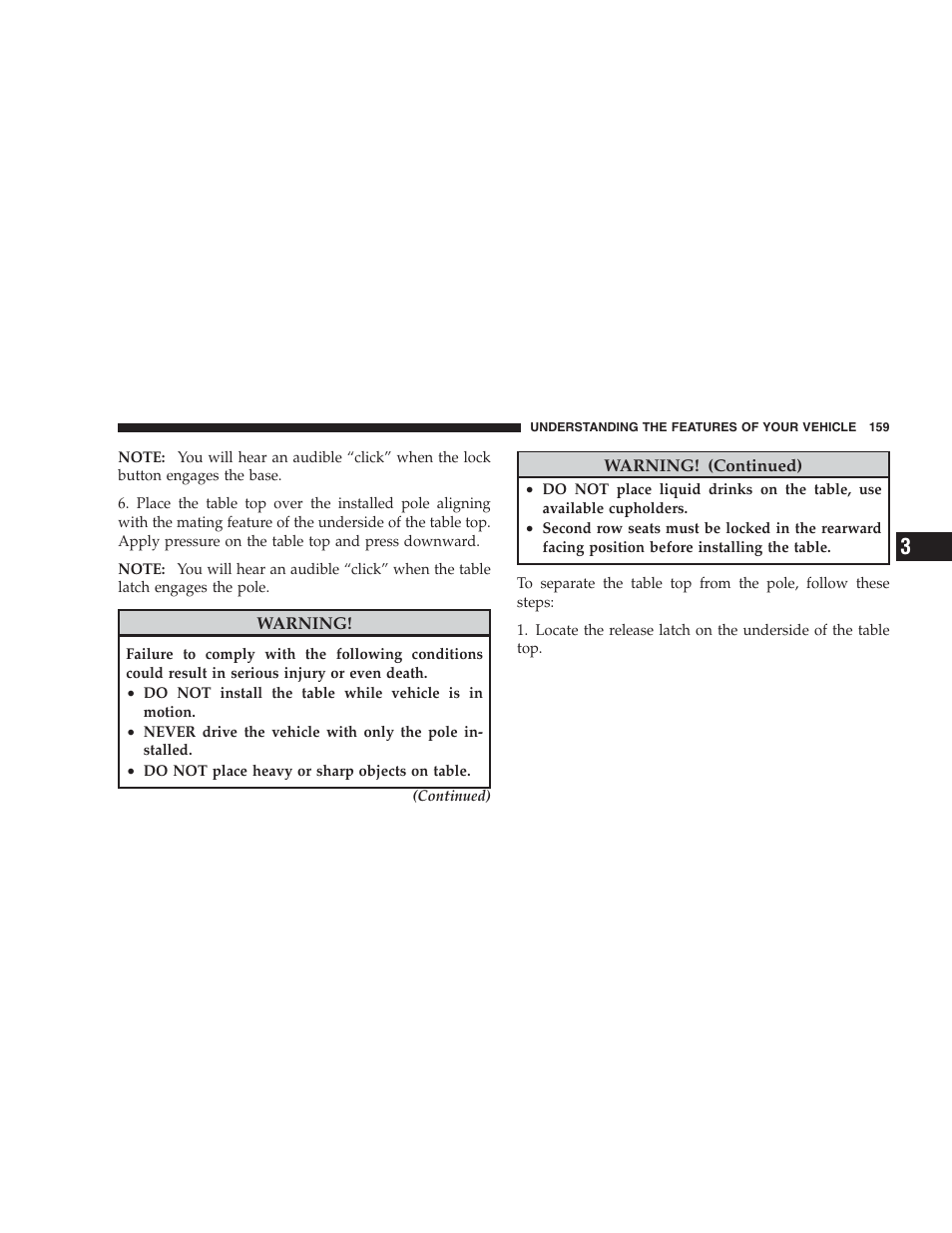 Dodge 2009 Caravan User Manual | Page 161 / 534