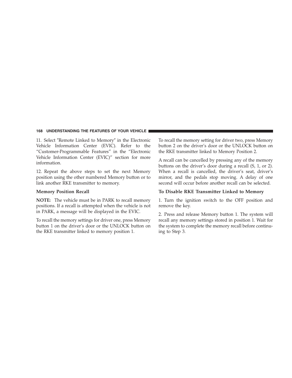 Dodge 2009 Caravan User Manual | Page 170 / 534