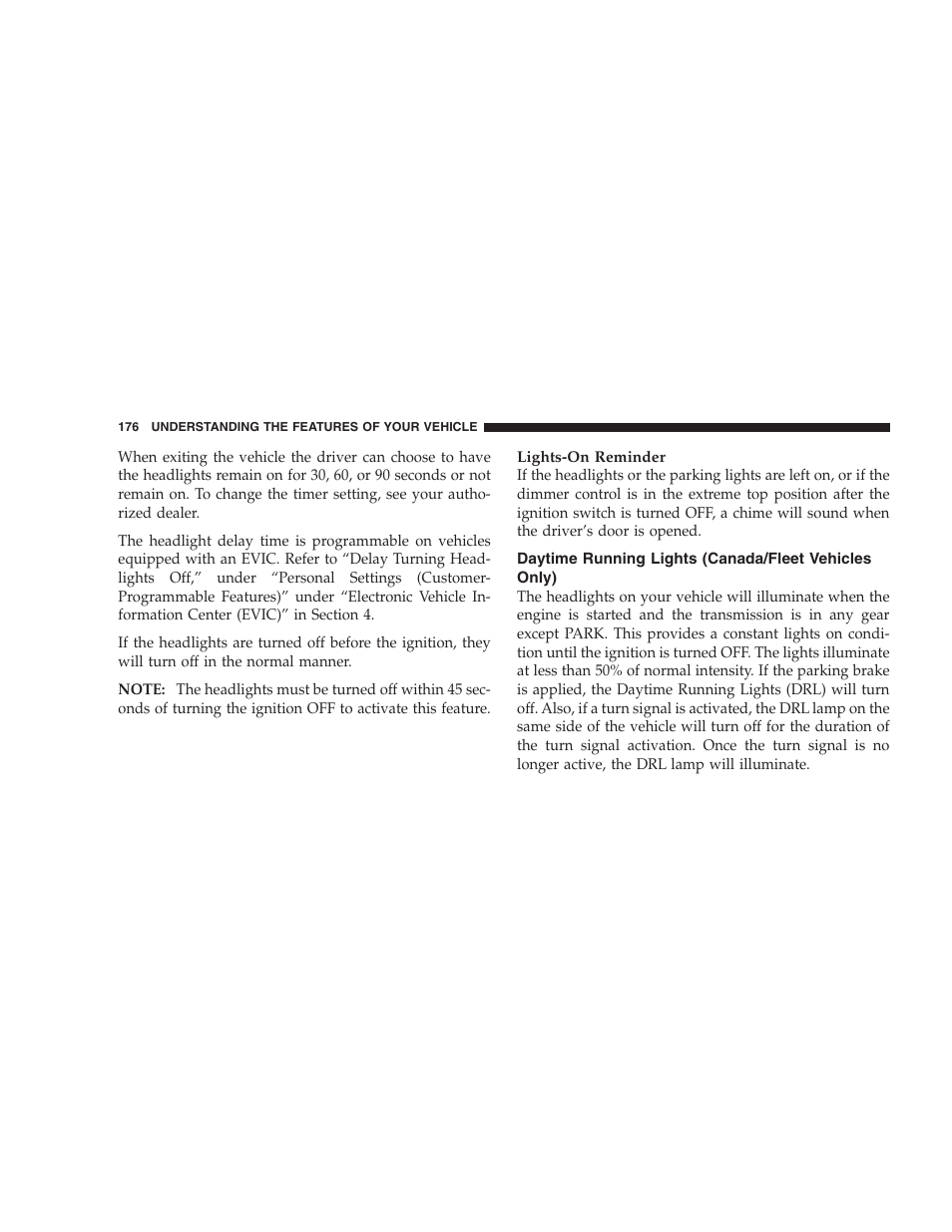 Dodge 2009 Caravan User Manual | Page 178 / 534