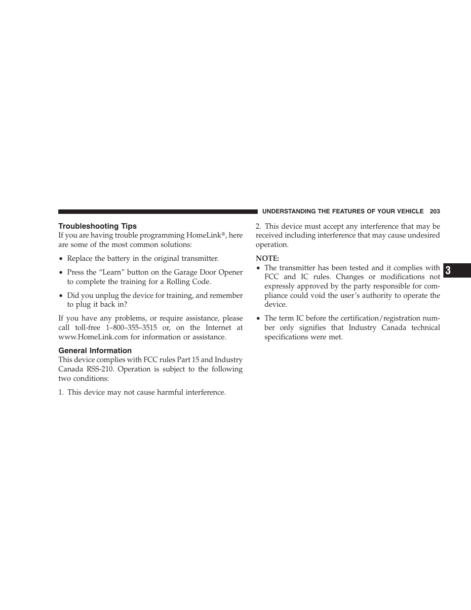 Troubleshooting tips, General information | Dodge 2009 Caravan User Manual | Page 205 / 534