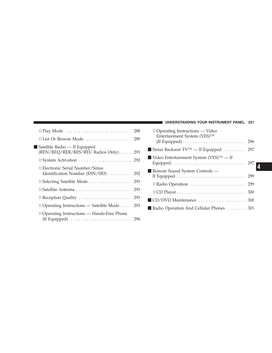 Dodge 2009 Caravan User Manual | Page 233 / 534