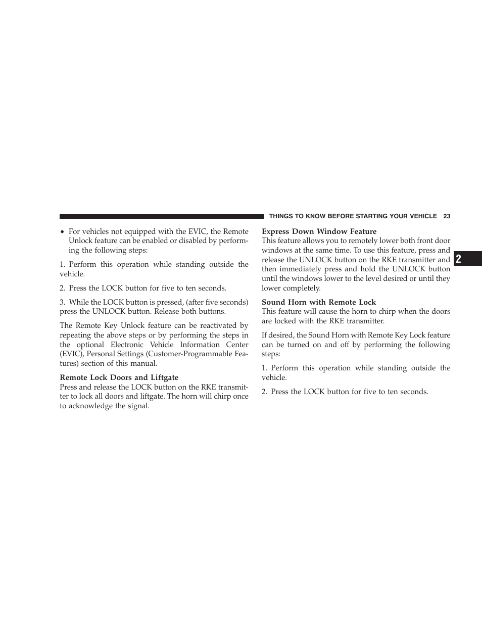 Dodge 2009 Caravan User Manual | Page 25 / 534