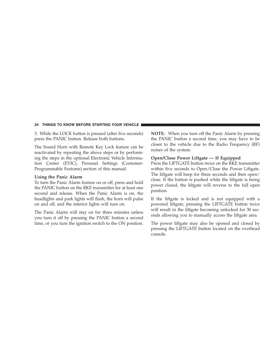 Dodge 2009 Caravan User Manual | Page 26 / 534