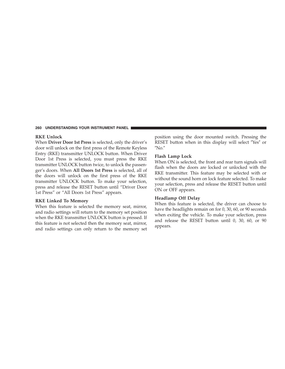 Dodge 2009 Caravan User Manual | Page 262 / 534