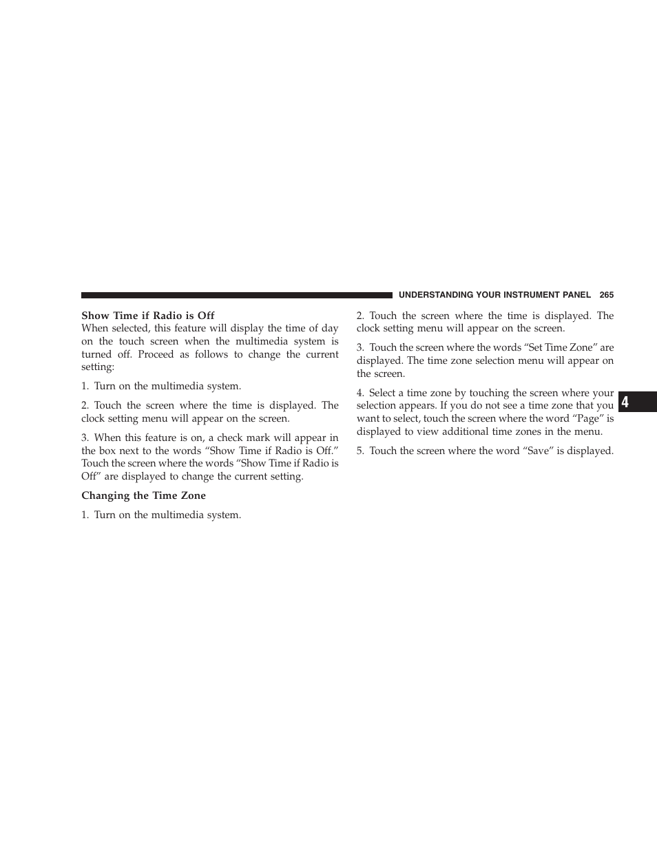Dodge 2009 Caravan User Manual | Page 267 / 534