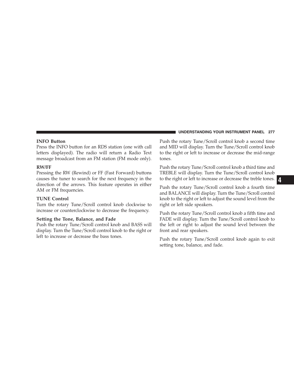 Dodge 2009 Caravan User Manual | Page 279 / 534