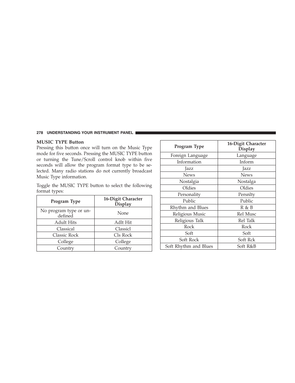 Dodge 2009 Caravan User Manual | Page 280 / 534