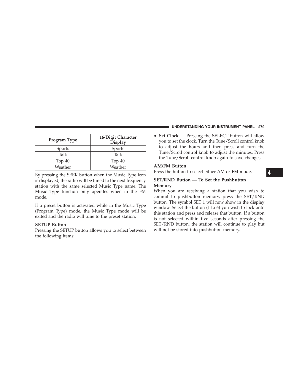Dodge 2009 Caravan User Manual | Page 281 / 534
