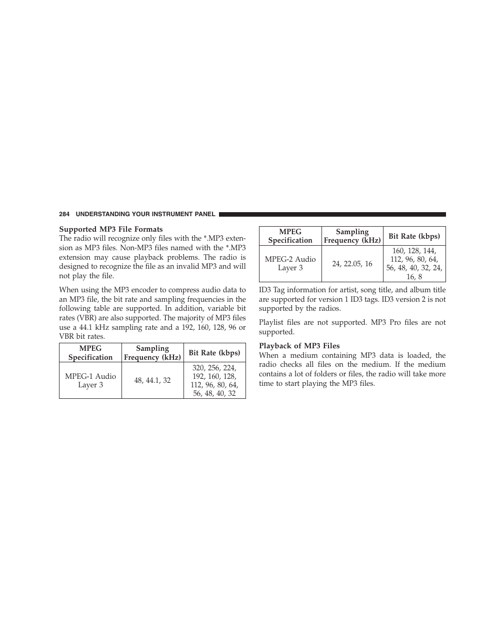 Dodge 2009 Caravan User Manual | Page 286 / 534