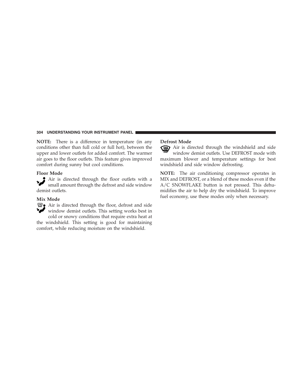 Dodge 2009 Caravan User Manual | Page 306 / 534