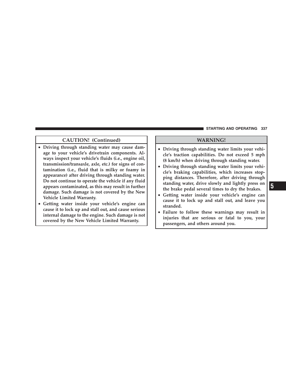 Dodge 2009 Caravan User Manual | Page 339 / 534