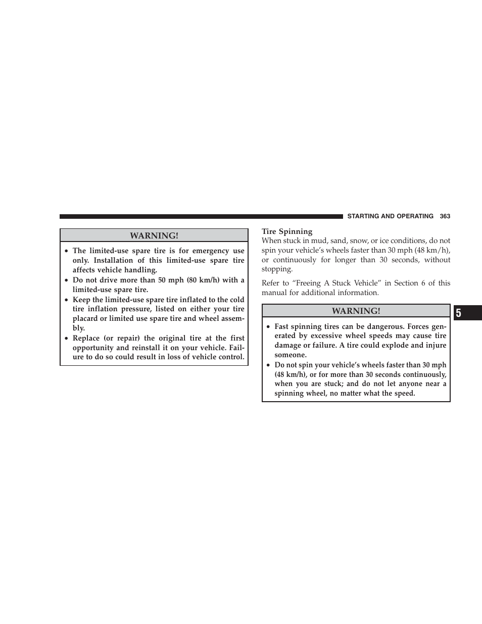 Dodge 2009 Caravan User Manual | Page 365 / 534