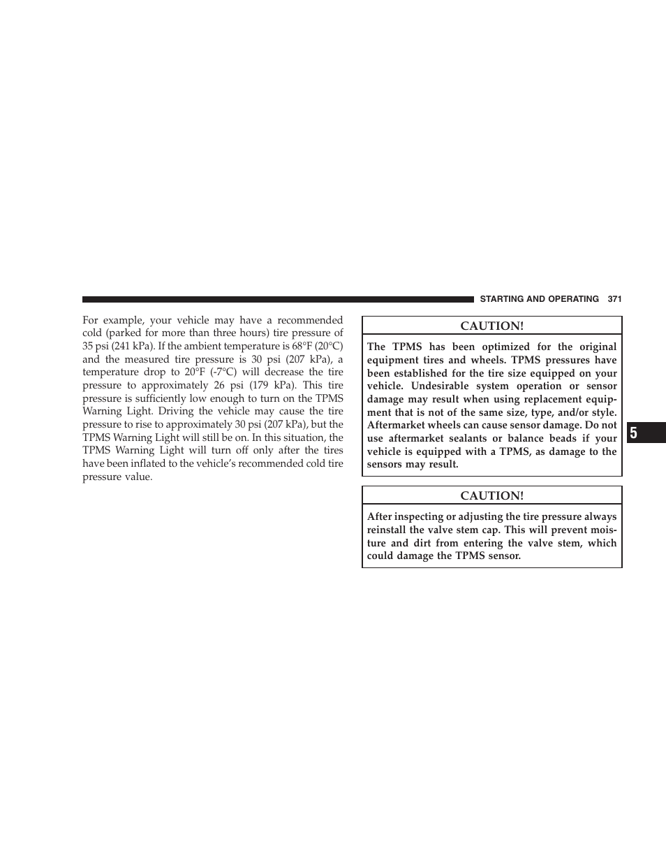 Dodge 2009 Caravan User Manual | Page 373 / 534