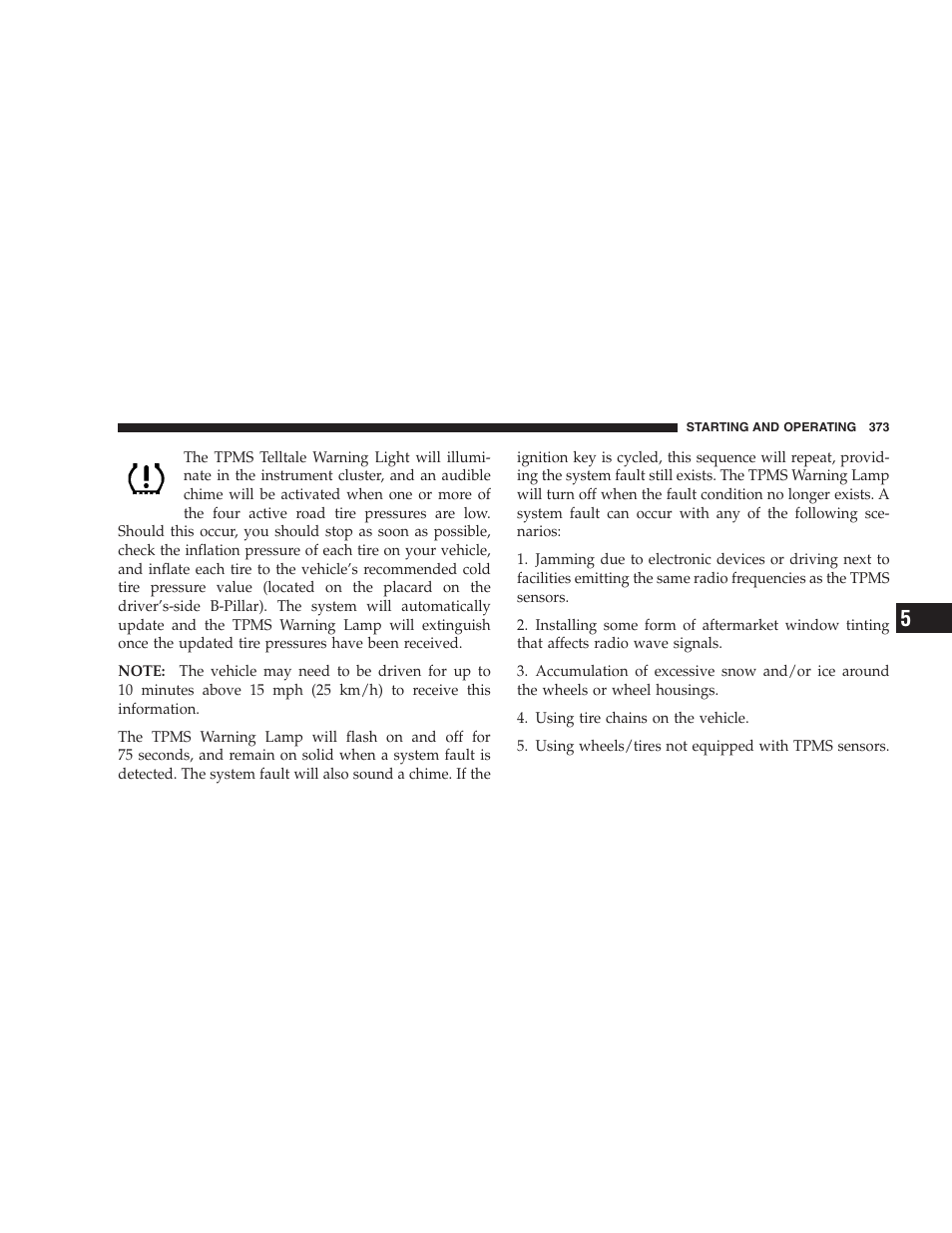 Dodge 2009 Caravan User Manual | Page 375 / 534