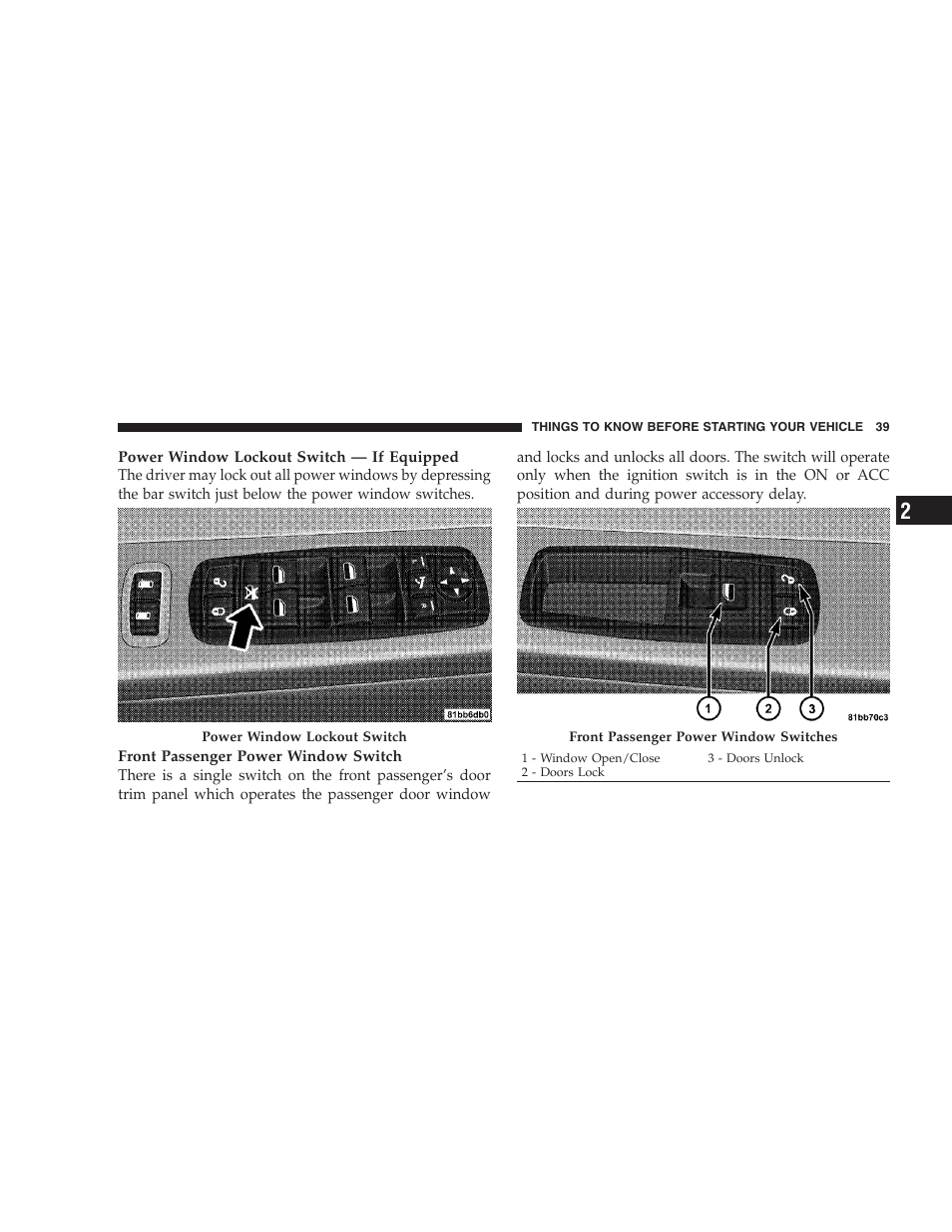 Dodge 2009 Caravan User Manual | Page 41 / 534