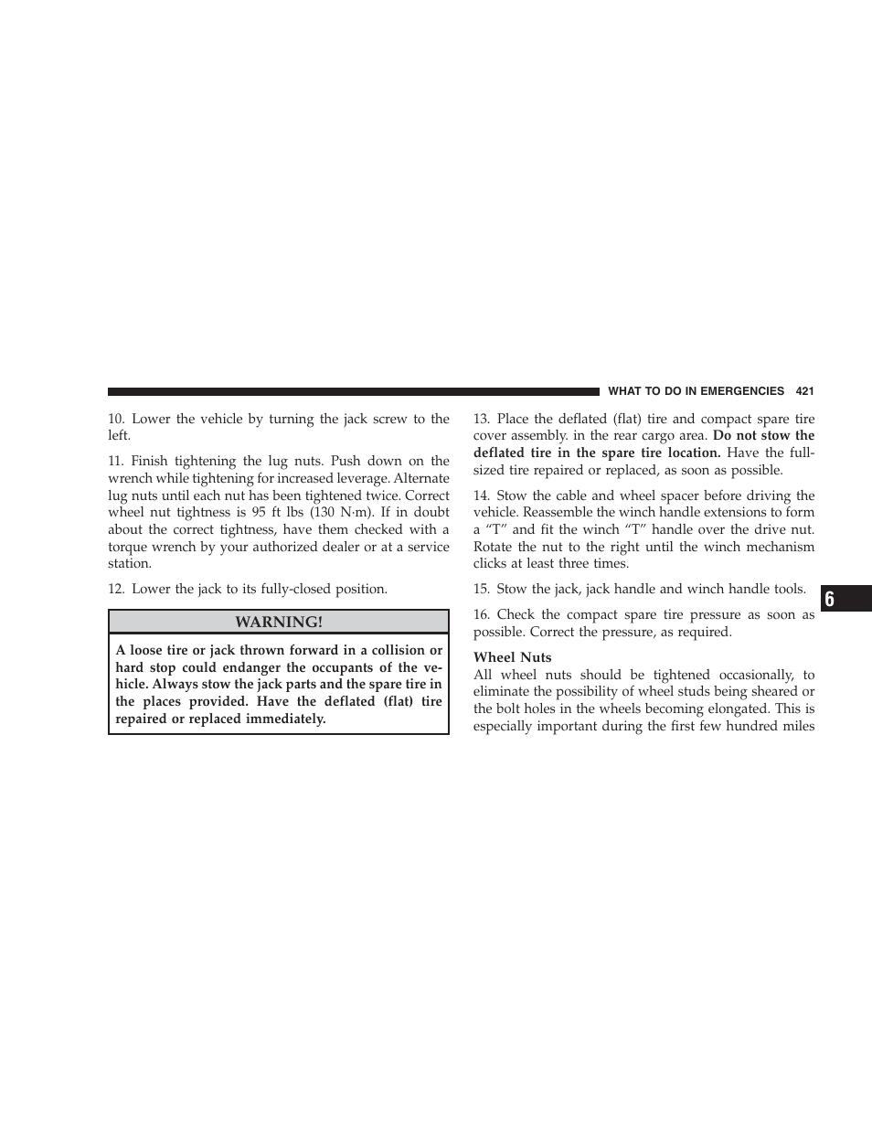 Dodge 2009 Caravan User Manual | Page 423 / 534
