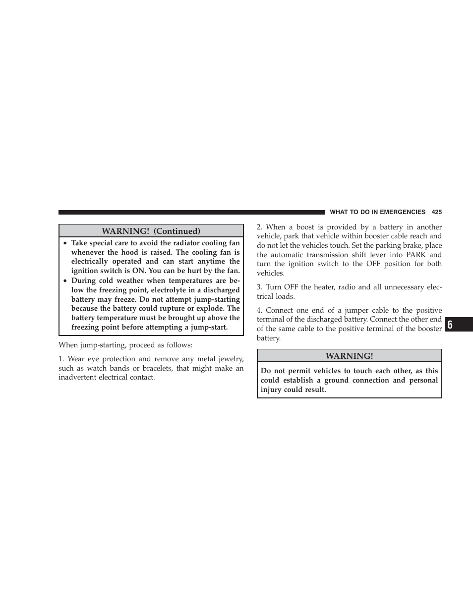 Dodge 2009 Caravan User Manual | Page 427 / 534