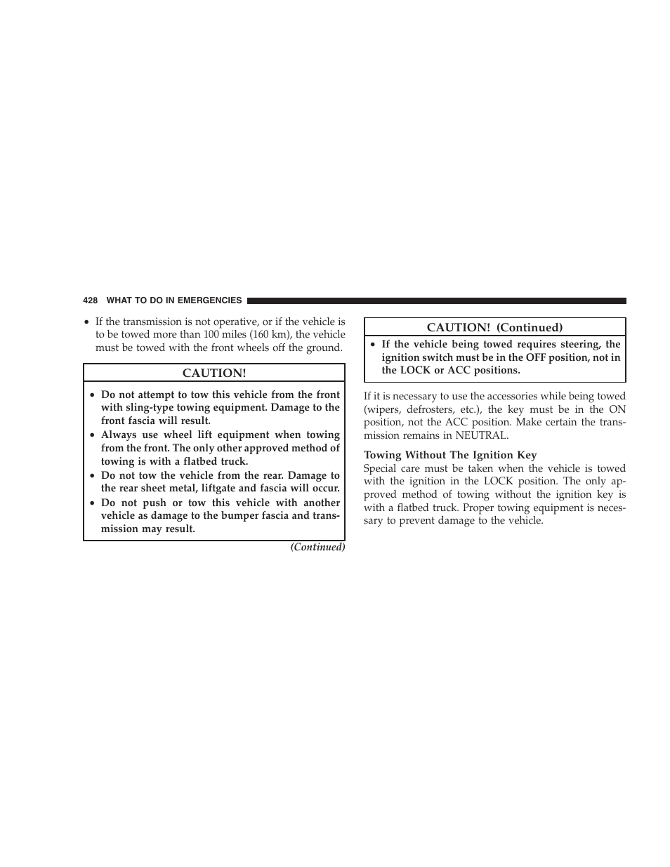 Dodge 2009 Caravan User Manual | Page 430 / 534