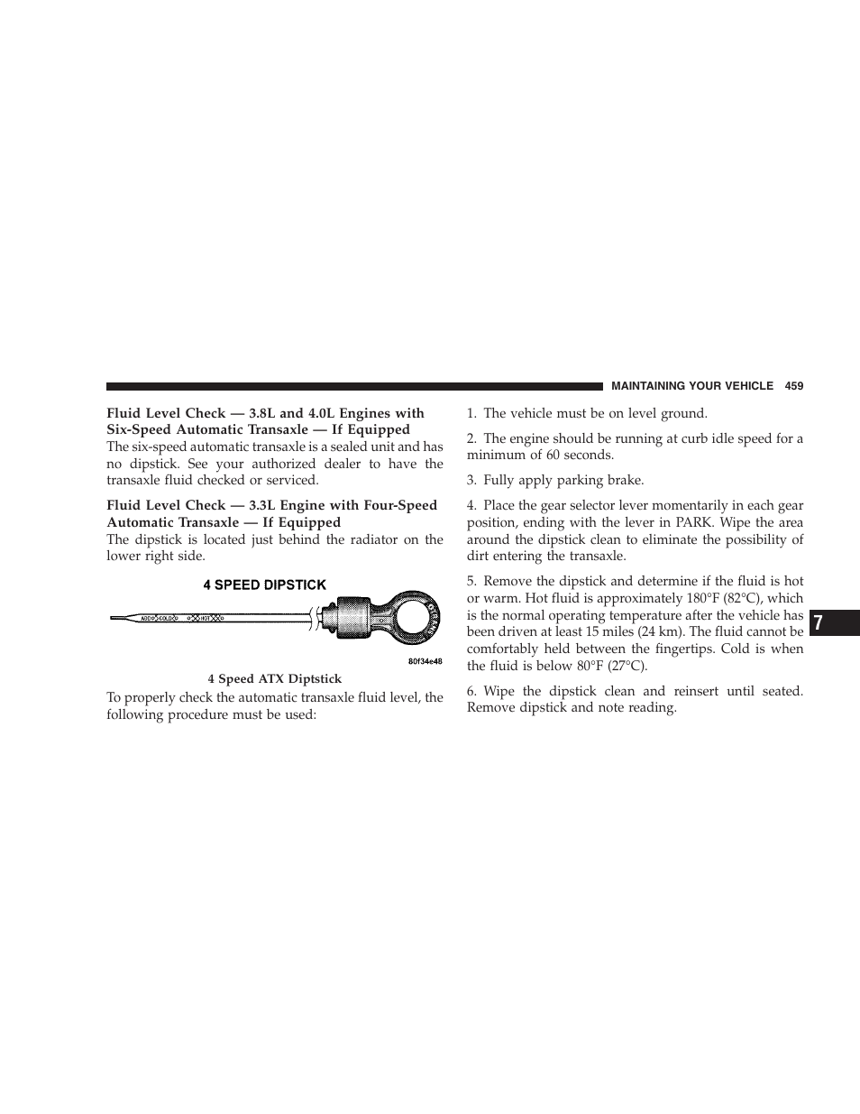Dodge 2009 Caravan User Manual | Page 461 / 534