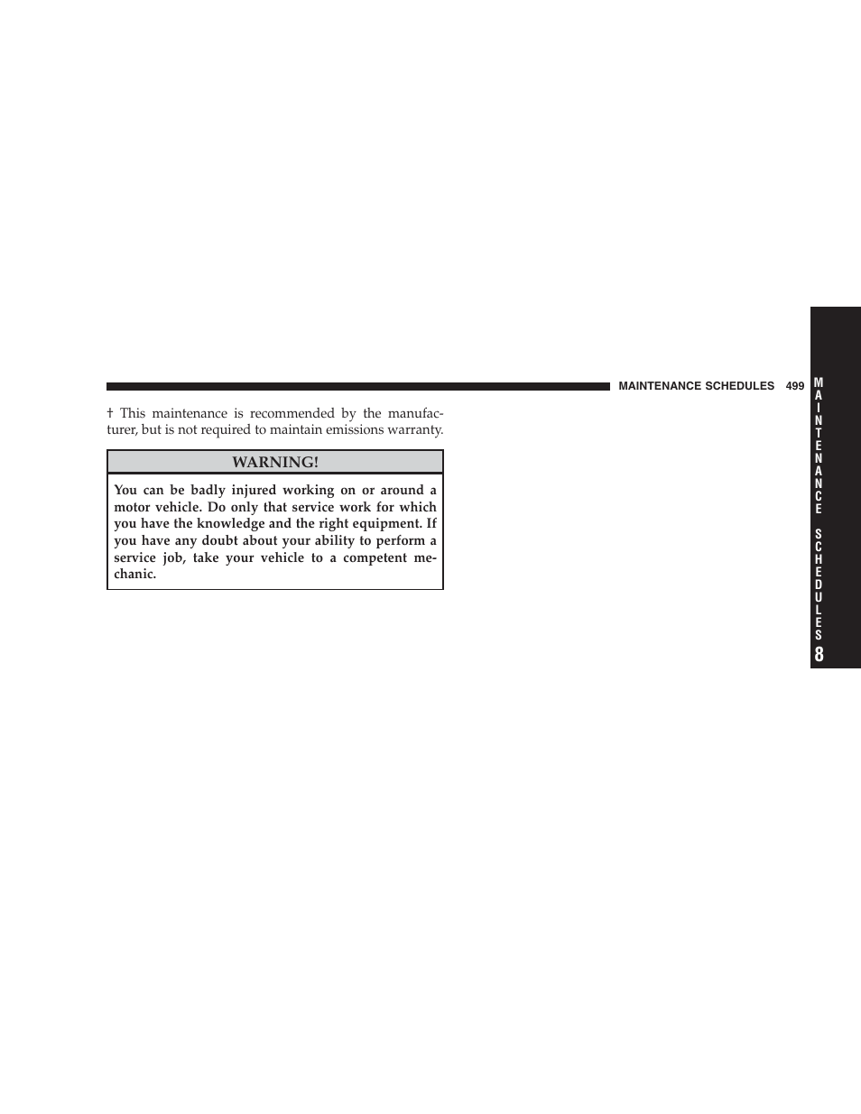 Dodge 2009 Caravan User Manual | Page 501 / 534