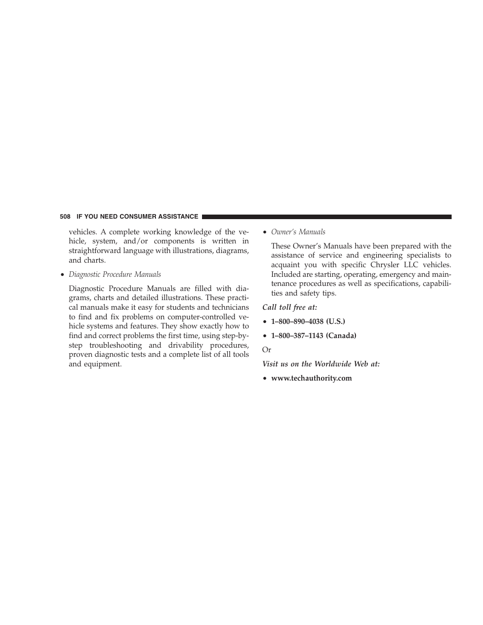 Dodge 2009 Caravan User Manual | Page 510 / 534