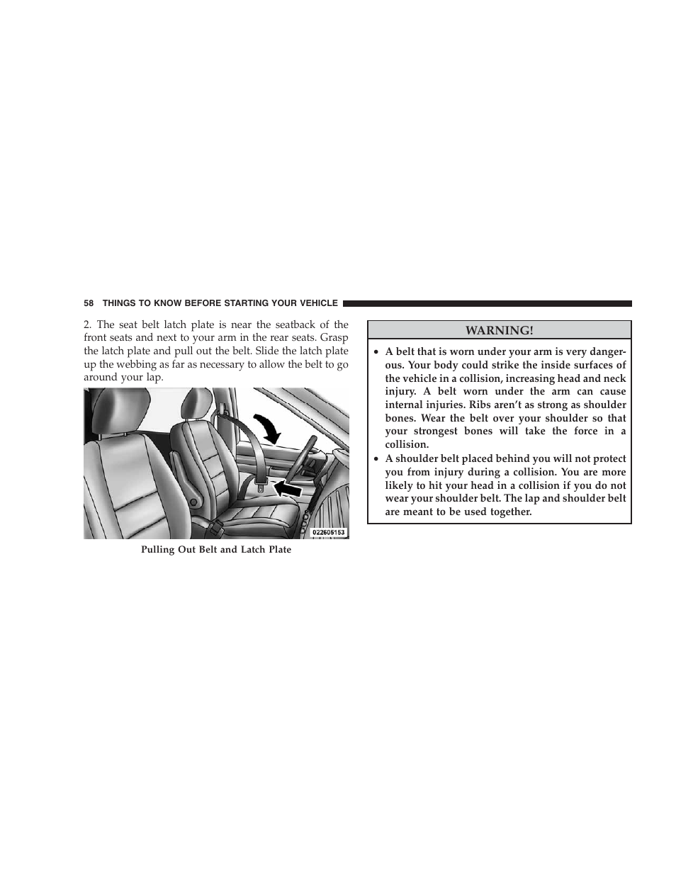 Dodge 2009 Caravan User Manual | Page 60 / 534