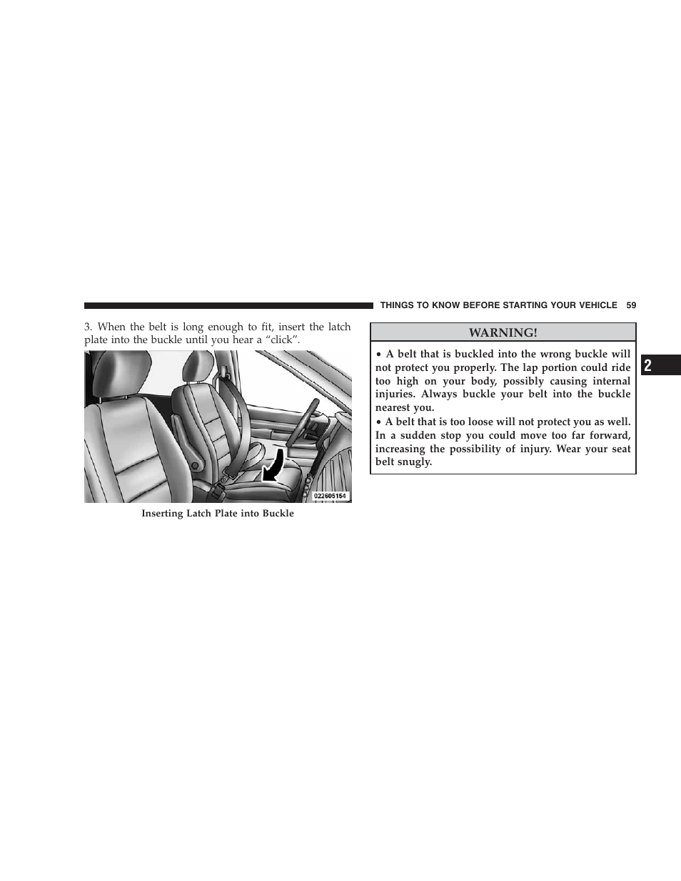 Dodge 2009 Caravan User Manual | Page 61 / 534