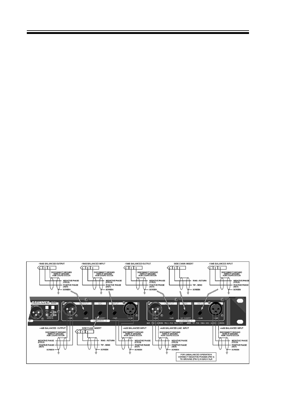 Introduction, Installation, Audio connections | Drawmer TS2 Dual Tube Compressor User Manual | Page 4 / 14