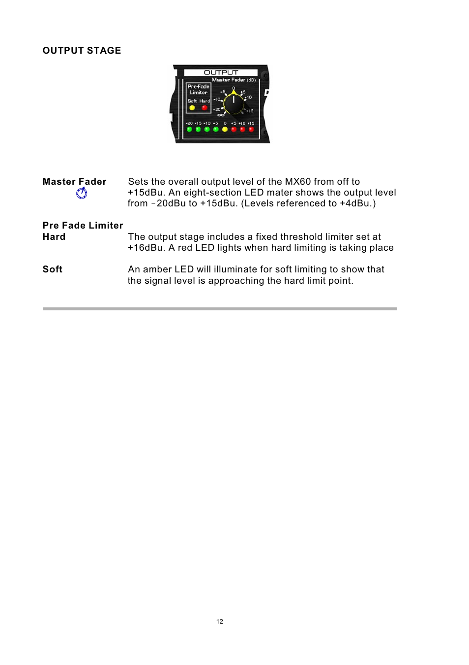 Drawmer MX60 Pro Front End One User Manual | Page 12 / 20